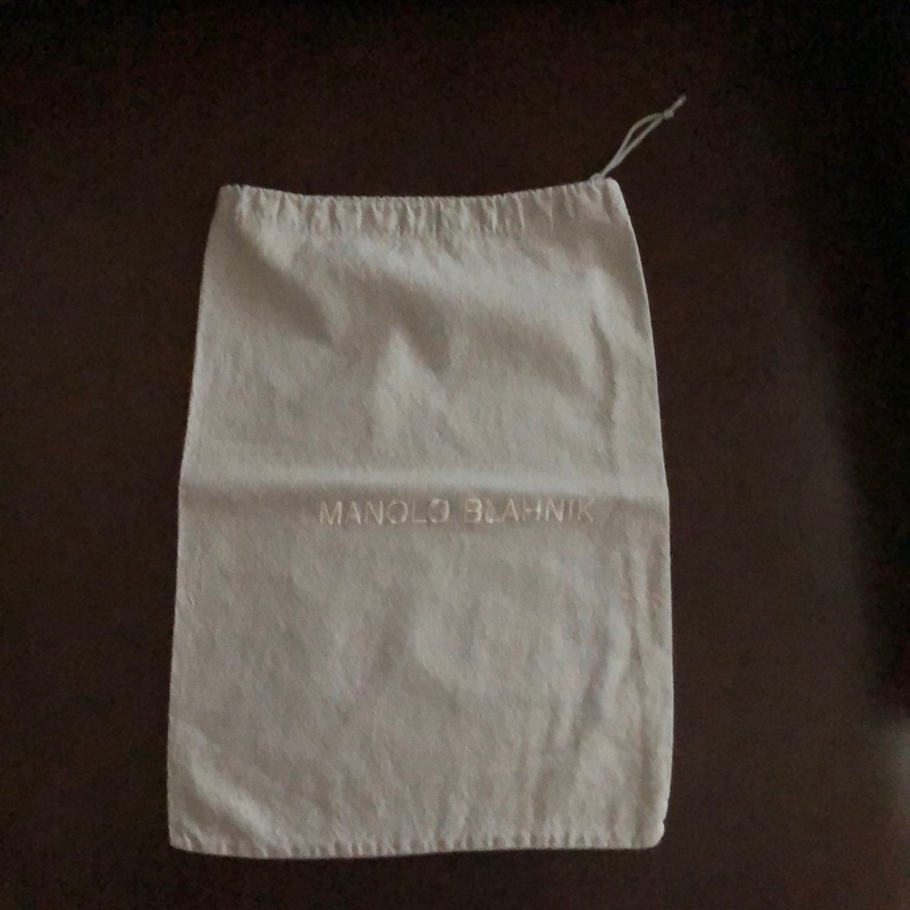 Manolo Blahnik dust bag.